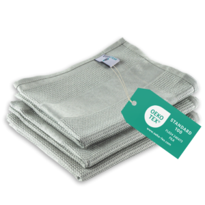 Mikrofaser Küchentücher (3er Set, 68×42 cm) OEKO-TEX® STANDARD 100 – hellgrau