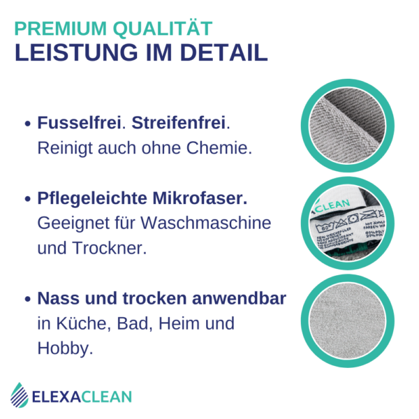 ELEXACLEAN Universal Mikrofasertücher